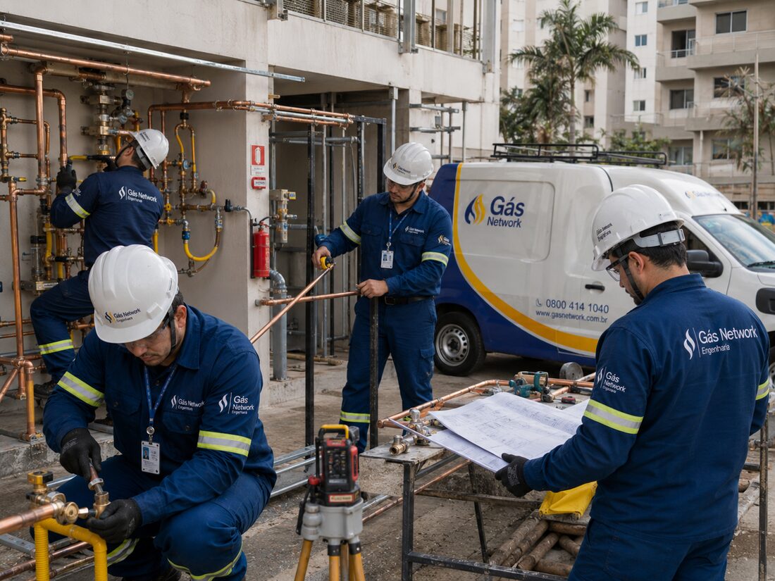 Aplicação de resina em tubulação de gás em Bela alianca sp