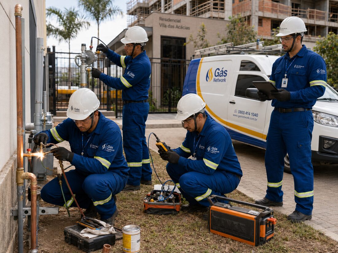 Instalação de gás predial em São Paulo em Cerqueira César