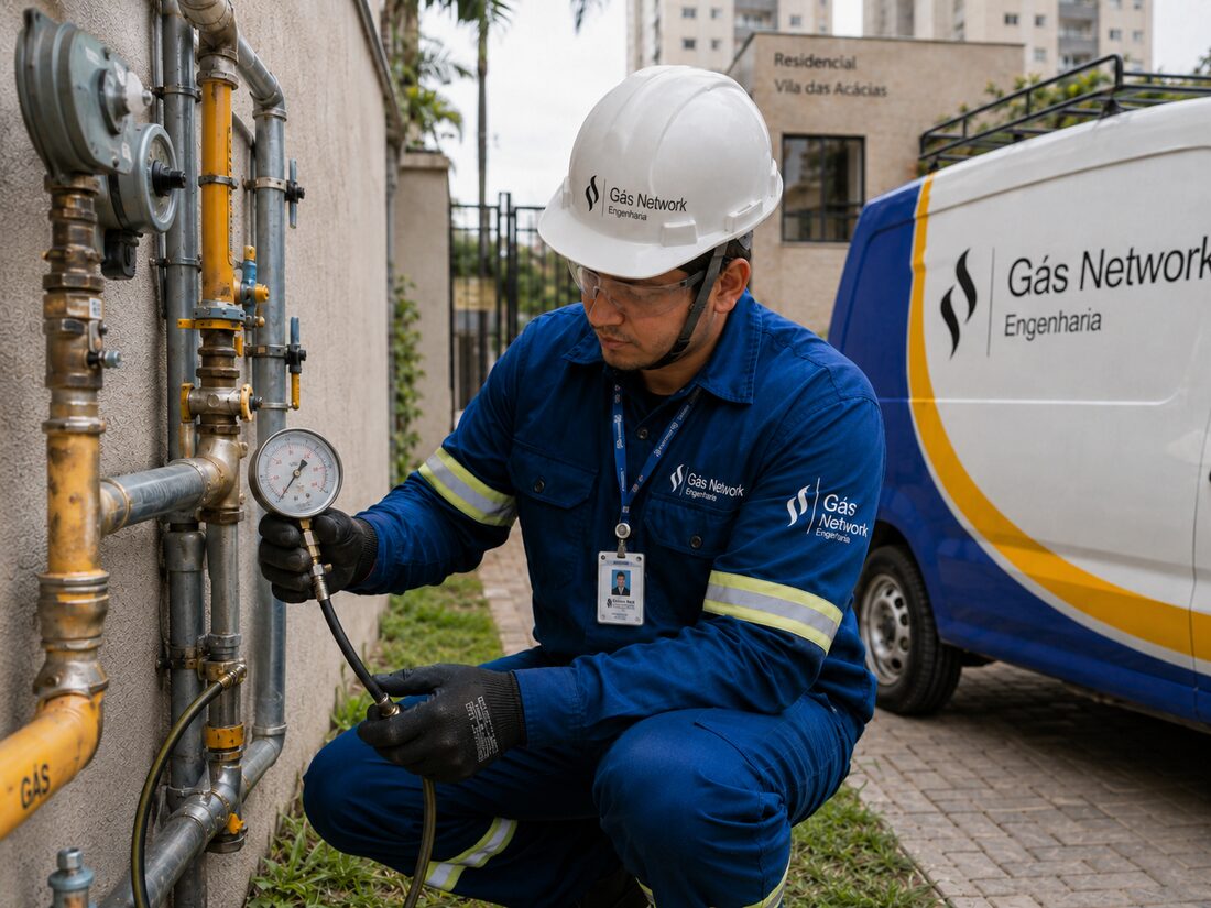 Aplicação de resina em tubulação de gás em Ponte alta guarulhos